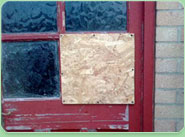 boarded up Milford Haven